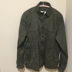 Olive Green Military Jacket.  Size XL.  Excellent condition.